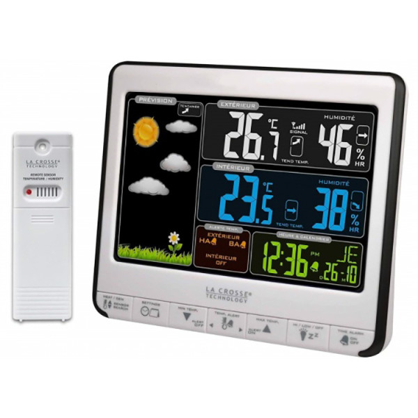 

Метеостанция La Crosse WS6826 White/Black (926622)