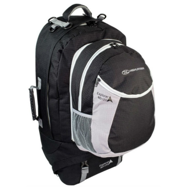 

Рюкзак туристический Highlander Explorer Ruckcase 80+20 Black