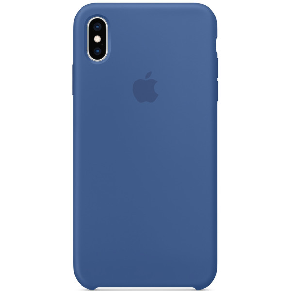 Акція на Чехол Apple Silicone Case Delft Blue для iPhone XS Max (MVF62ZM/A) від Allo UA