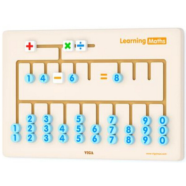 

Бизиборд Viga Toys Математика (50675)