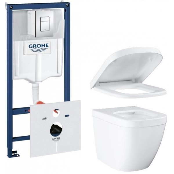 

Инсталляция GROHE Euro с унитазом (39206+39458+38772001+37131), 39206CB0
