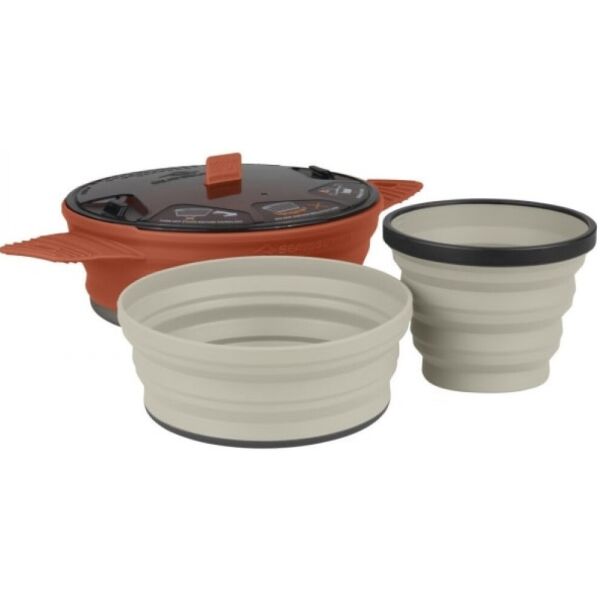 

Набор посуды Sea To Summit X-Set 21 (Rust Pot, Sand Bowl, Sand Mug) (STS AXSET21RU)