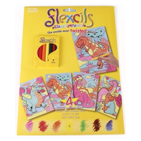 

Набор-разрисовка Flexcils Дракончики, 7 карандашей (FLE103-03)