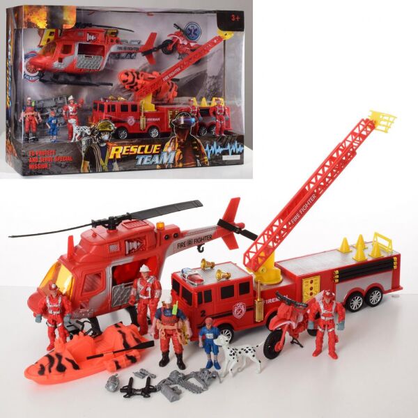 

Игровой набор с транспортом "Спасатели" Bambi F119-21 (24808)