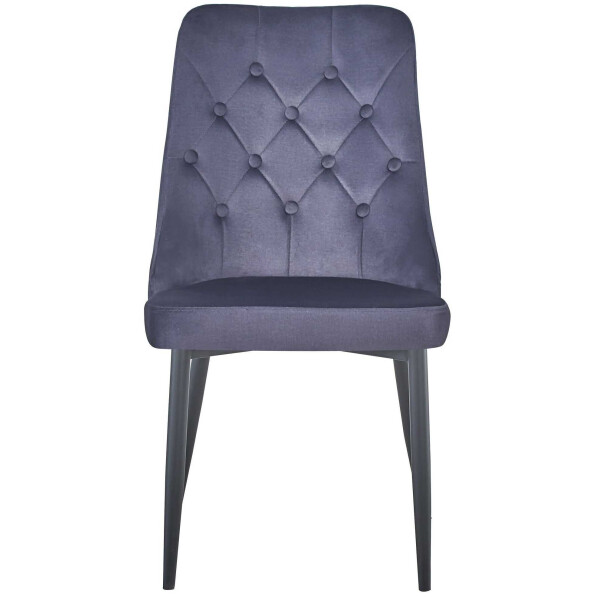 

Комплект стульев AMF Susan black/monsoon gray (545856) (в коробке 2 шт)