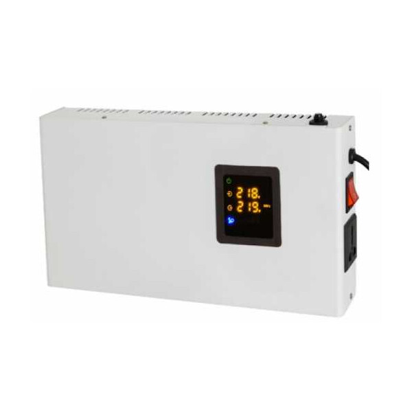 

Стабилизатор напряжения релейный настенного монтажа Europower SLIM-10000SBR LED, 10KVA 9000W, 140-270Vac, SHUKO2, Q1 (515*270*20