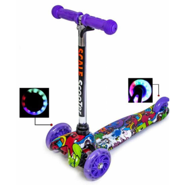 

Самокат Best Scooter Micro Mini Graffity Фиолетовый