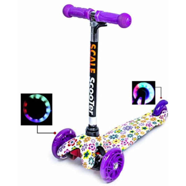 

Самокат Best Scooter Mini Best Violet Flowers