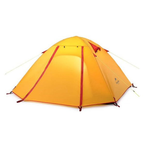 

Палатка Naturehike P-Series IV (4-х местная) 210T NEW orange (6927595710098)