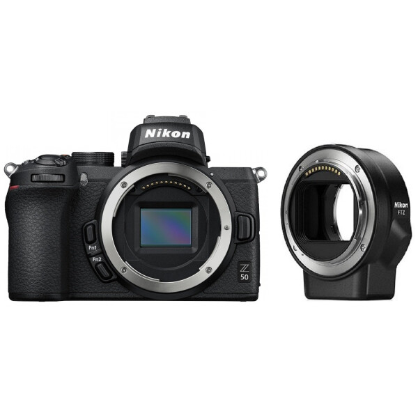 

Nikon Z50 body + FTZ Mount Adapter