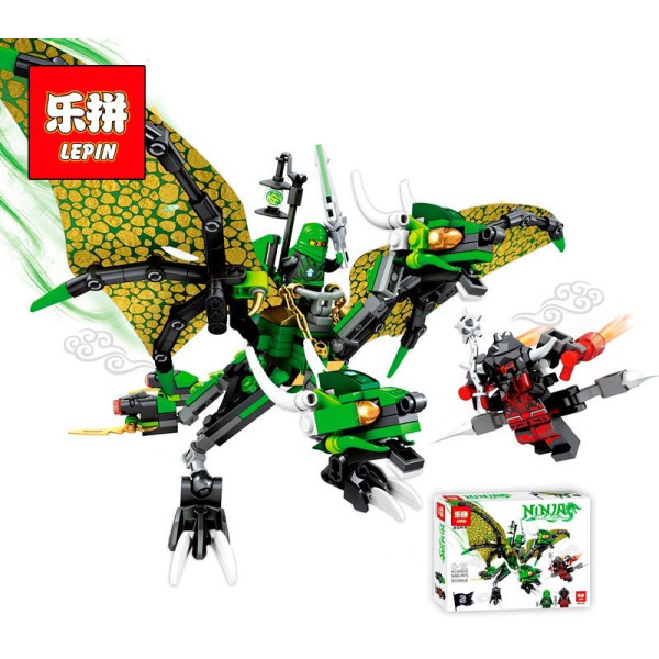 

Конструктор Lepin Ninjsaga Зелёный Дракон Ллойда (39008)