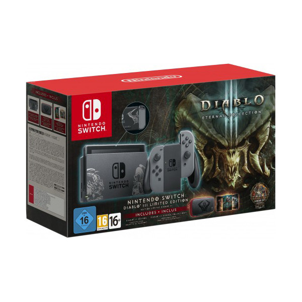 

Nintendo Switch Diablo III Limited Edition + Чехол Diablo III + Игра Diablo III: Eternal Collection