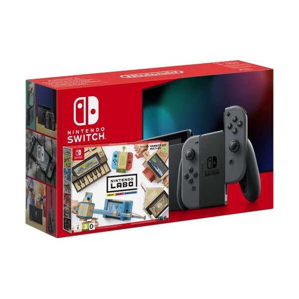 

Nintendo Switch Gray (Upgraded version) + Nintendo Labo: Variety Kit