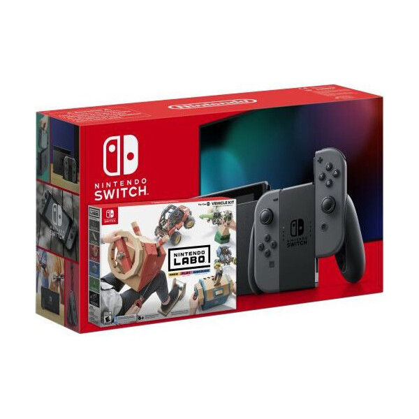 

Nintendo Switch Gray (Upgraded version) + Nintendo Labo: Vehicle Kit