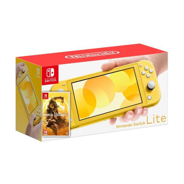

Nintendo Switch Lite Yellow + Игра Mortal Kombat 11 (русская версия)