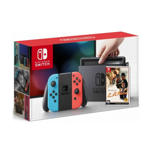 

Nintendo Switch Neon Blue-Red + L.A. Noire