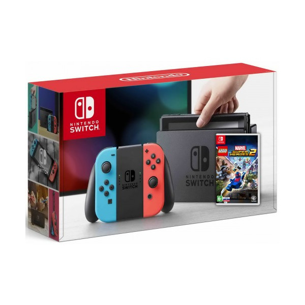 

Nintendo Switch Neon Blue-Red + LEGO: Marvel Super Heroes 2