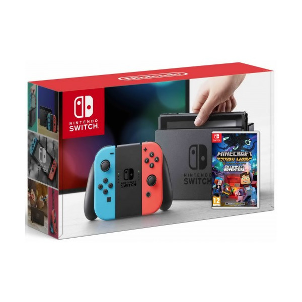 

Nintendo Switch Neon Blue-Red + Minecraft