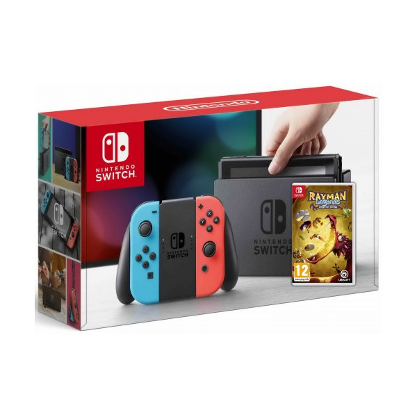 

Nintendo Switch Neon Blue-Red + Rayman Legends: Definitive Edition