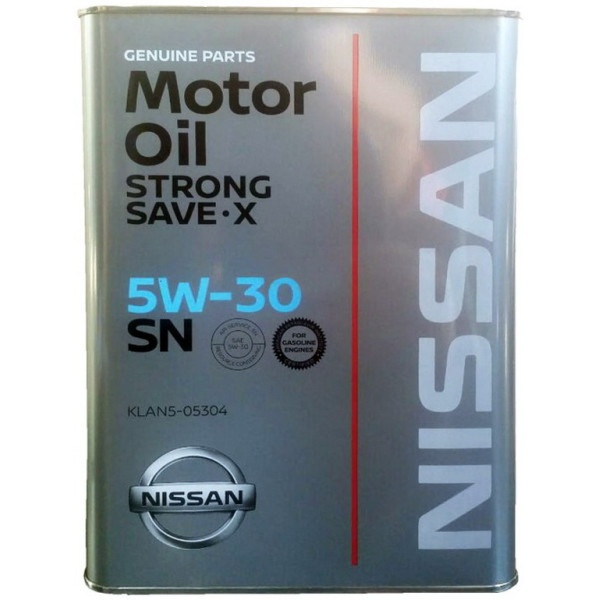 

Моторное масло Nissan Strong Save X 5W30 SN, 4л (KLAN505304)