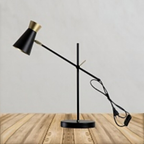 

Настольная лампа Light House NM-14802-1T BK+GDME черная