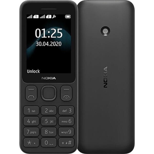 

Nokia 125 TA-1253 DS Black (черный)