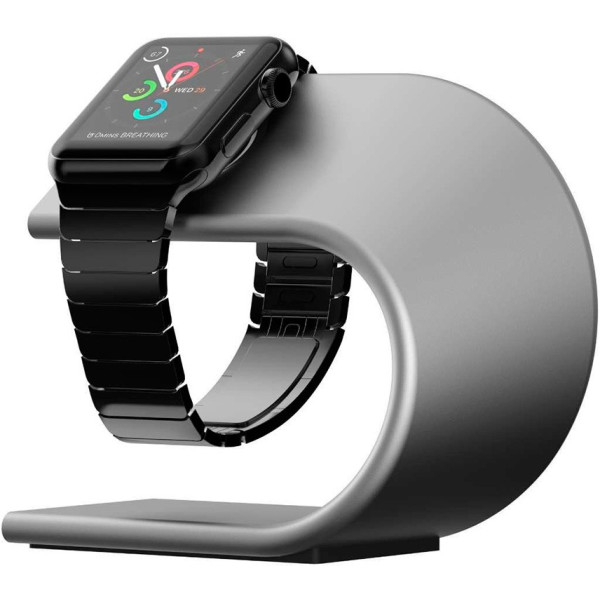 

алюминиевая Nomad Stand для Apple Watch Silver