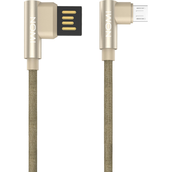 

Кабель Nomi DCPQ 10m USB micro 1м Gold
