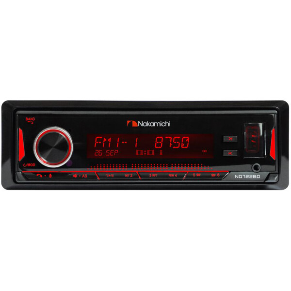 

Автомагнитола 1DIN Nakamichi NQ722BD Bluetooth процессорная