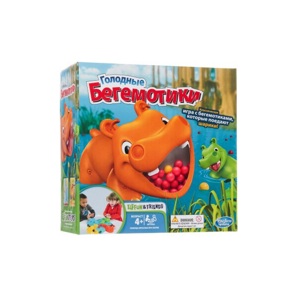 

Настольная игра Hasbro Gaming Голодные Бегемотики (98936121)