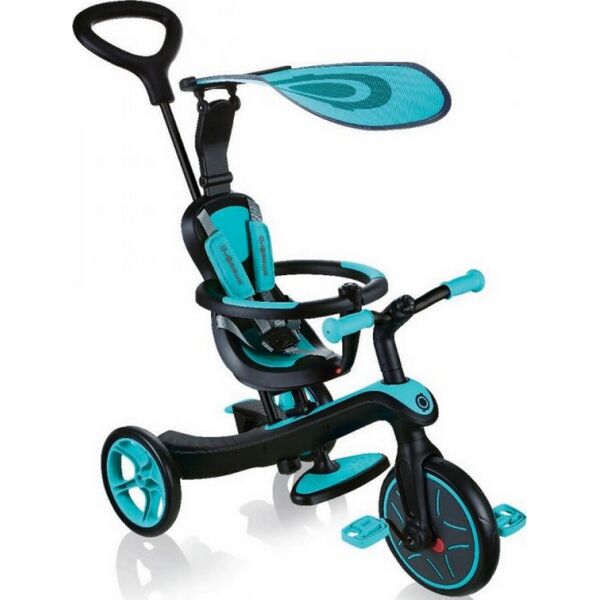 

Детский трехколесный велосипед Globber Explorer Trike 4в1 до 20 кг бирюзовый