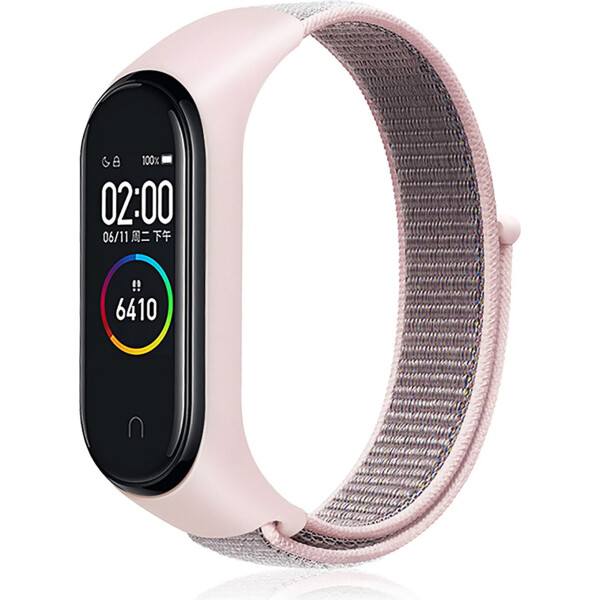 

Сменный браслет Smart Band в Mi Band 4/3 Nylon розовый