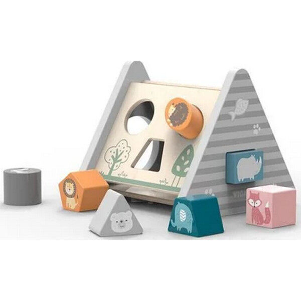 

Деревянный сортер Viga Toys PolarB Развитие 5 в 1 (44007)