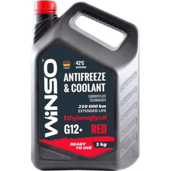 

Антифриз Winso Red G12 + -42 ° С 5 кг красный (880910)