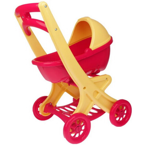

Коляска для кукол Doloni Toys люлька Беж-малиновый (bc-fl-1150)