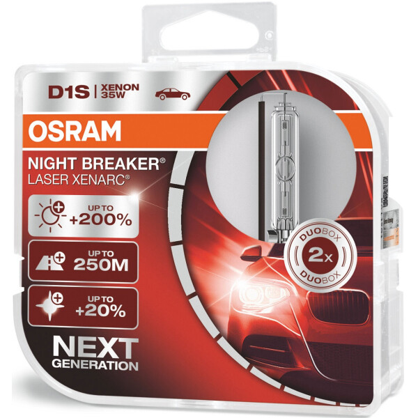 

Лампа ксеноновая Osram D1S 66140XNL-HCB-DUO Night Breaker Laser +200%
