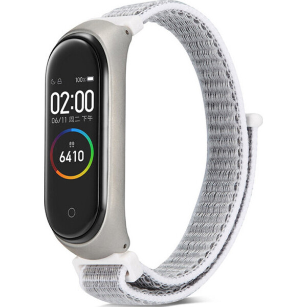 

Ремешок Nylon для Xiaomi Mi Band 3/4/5/6 (Белый) (768782)