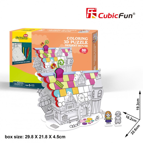 

Конструктор 3D пазл Cubic Fun Десертный Дом (P688h)