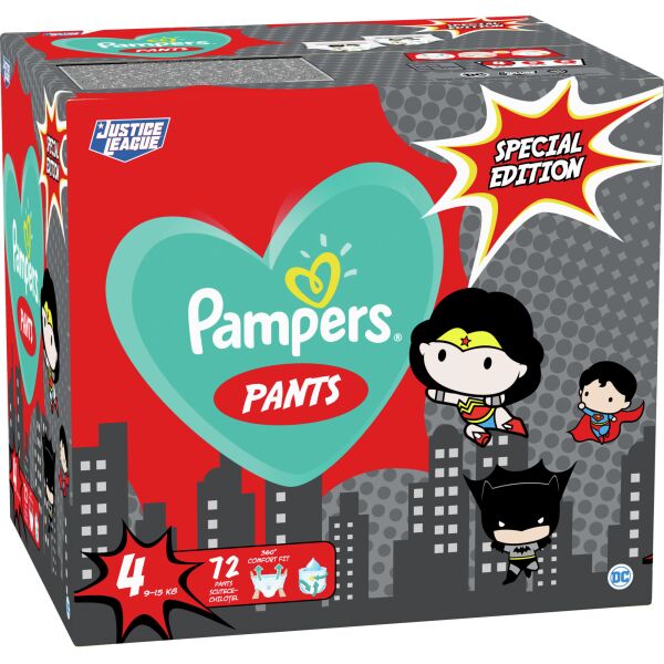 

Подгузники-трусики Pampers Pants Special Edition Размер 4 (9-15 кг) 72 шт (8001841968254)