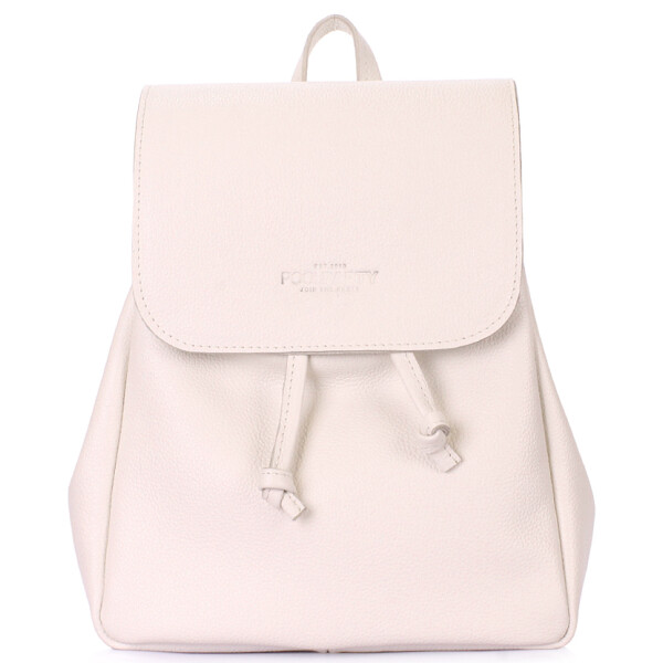 

Рюкзак кожаный на завязках PoolParty Paris (paris-beige)