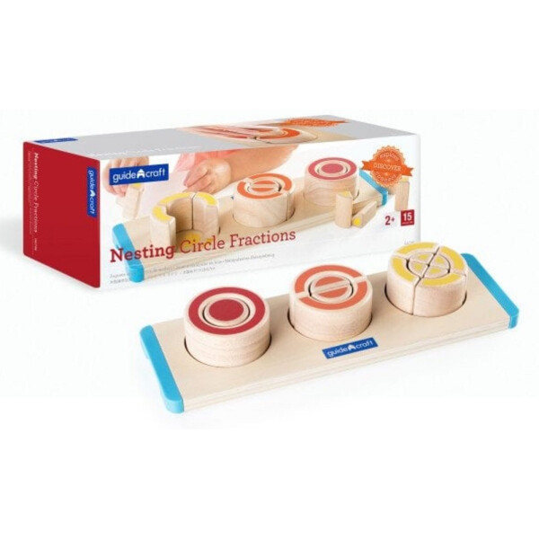 

Пазл Guidecraft Manipulatives Круги и сегменты (G6746)