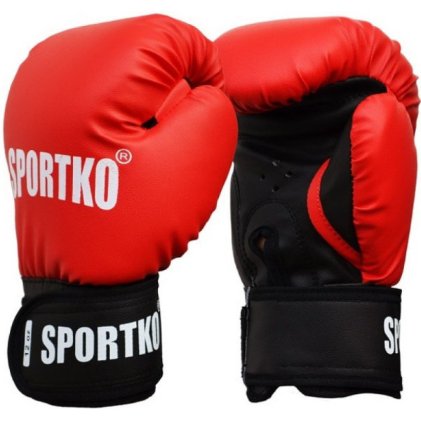 

Перчатки боксерские Sportko ПД1 14 oz (унций) красный (6923)
