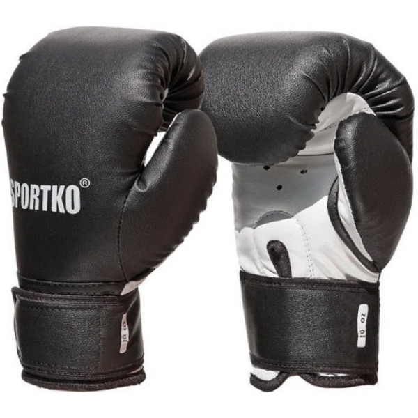 

Перчатки боксерские Sportko ПД2-10- oz (унций) черный (4664)