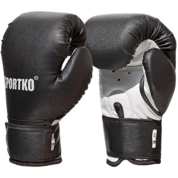 

Перчатки боксерские Sportko ПД2-12- oz (унций) черный (4663)