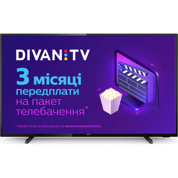 

50" Philips 50PUS6504 Smart TV Black