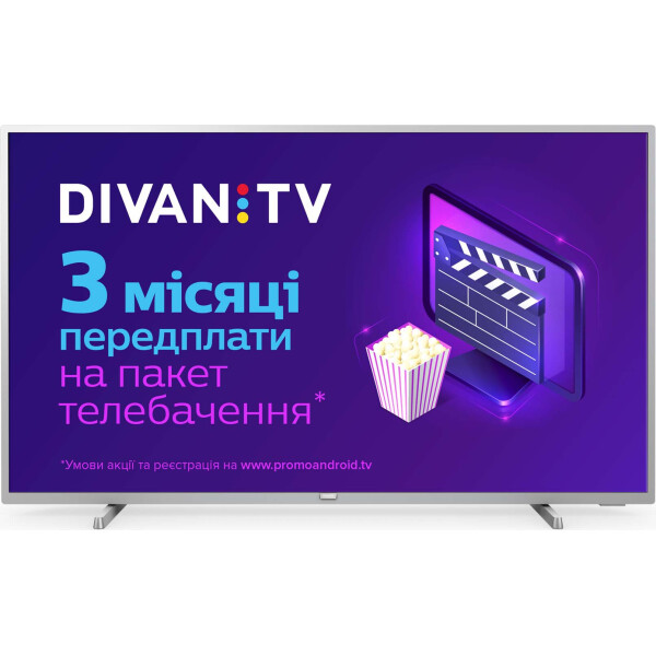 

50" Philips 50PUS6554 Smart TV Silver