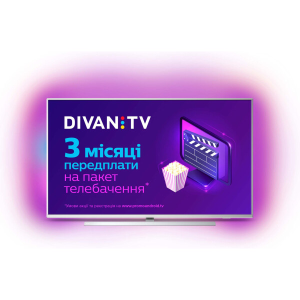 

50" Philips 50PUS6804 Smart TV Silver
