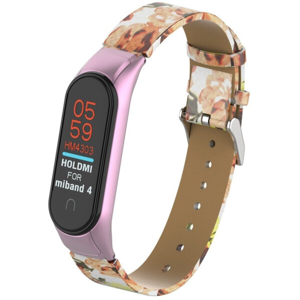 

Ремешок Smart Band для Mi Band 4/3 Print Цветы