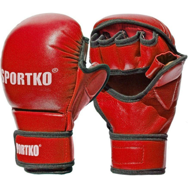 

Перчатки для MMA с открытыми пальцами Sportko ПК-7 красные L/XL (6367)