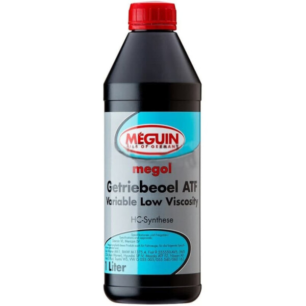 

Трансмиссионное масло Meguin ATF Variable Low Viscosity 1л